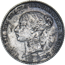 1859 Sixpence - Victoria British Silver Coin