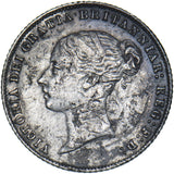 1859 Sixpence - Victoria British Silver Coin