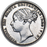 1881 Sixpence - Victoria British Silver Coin