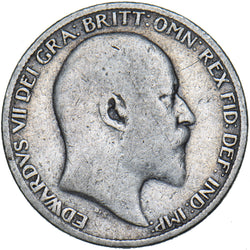1904 Sixpence - Edward VII British Silver Coin
