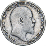 1904 Sixpence - Edward VII British Silver Coin