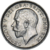 1924 Sixpence - George V British Silver Coin - Very Nice
