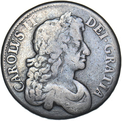 1676 Crown - Charles II British Silver Coin