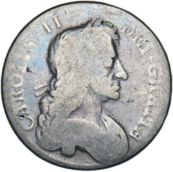 1680 Crown - Charles II British Silver Coin