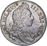 1696 Crown - William III British Silver Coin - Very Nice