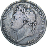 1821 Crown - George IV British Silver Coin