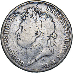 1821 Crown - George IV British Silver Coin