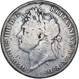 1821 Crown - George IV British Silver Coin