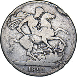 1821 Crown - George IV British Silver Coin