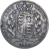 1845 Crown - Victoria British Silver Coin