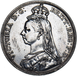 1887 Crown - Victoria British Silver Coin