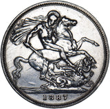 1887 Crown - Victoria British Silver Coin