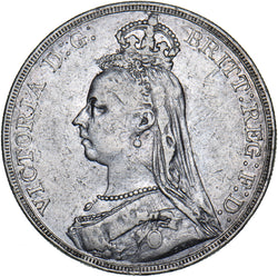 1889 Crown - Victoria British Silver Coin