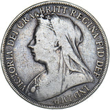 1896 LX Crown - Victoria British Silver Coin