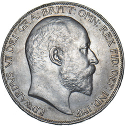 1902 Crown - Edward VII British Silver Coin - Superb
