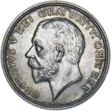 1928 Wreath Crown - George V British Silver Coin - Very Nice