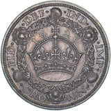 1929 Wreath Crown - George V British Silver Coin - Very Nice