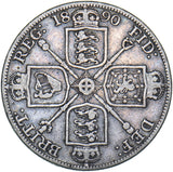 1890 Double Florin - Victoria British Silver Coin
