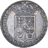 1689 Halfcrown - William & Mary British Silver Coin - Nice