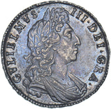 1698 Halfcrown - William III British Silver Coin - Very Nice