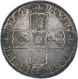 1713 Halfcrown (Plain Angles) - Anne British Silver Coin - Nice