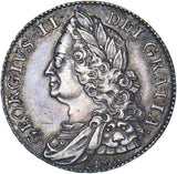 1746 Lima Halfcrown - George II British Silver Coin - Very Nice