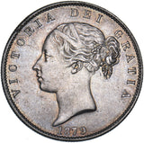 1879 Halfcrown - Victoria British Silver Coin - Superb
