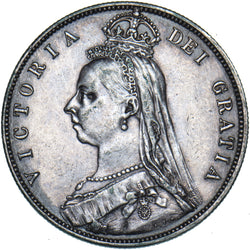 1887 Halfcrown - Victoria British Silver Coin - Nice