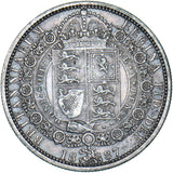 1887 Halfcrown - Victoria British Silver Coin - Nice