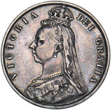 1887 Halfcrown - Victoria British Silver Coin - Nice