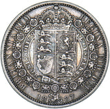 1887 Halfcrown - Victoria British Silver Coin - Nice