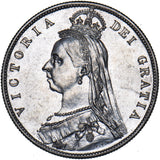 1887 Halfcrown - Victoria British Silver Coin
