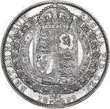 1892 Halfcrown - Victoria British Silver Coin - Very Nice