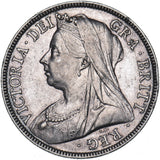 1895 Halfcrown - Victoria British Silver Coin - Nice