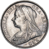 1896 Halfcrown - Victoria British Silver Coin - Superb