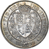 1899 Halfcrown - Victoria British Silver Coin - Superb