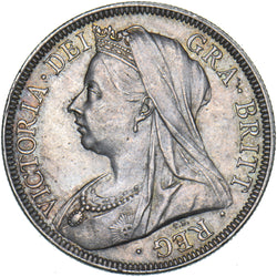 1900 Halfcrown - Victoria British Silver Coin - Very Nice