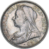 1900 Halfcrown - Victoria British Silver Coin - Very Nice