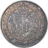 1901 Halfcrown - Victoria British Silver Coin - Nice