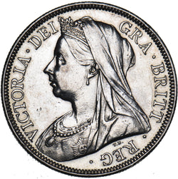 1901 Halfcrown - Victoria British Silver Coin