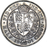 1901 Halfcrown - Victoria British Silver Coin