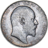 1907 Halfcrown - Edward VII British Silver Coin - Nice