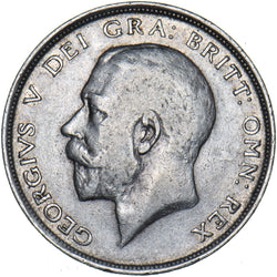 1911 Halfcrown - George V British Silver Coin - Nice