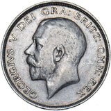 1911 Halfcrown - George V British Silver Coin - Nice