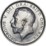 1911 Halfcrown - George V British Silver Coin - Superb