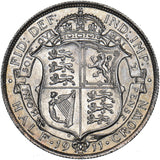1911 Halfcrown - George V British Silver Coin - Superb