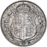 1913 Halfcrown - George V British Silver Coin - Nice