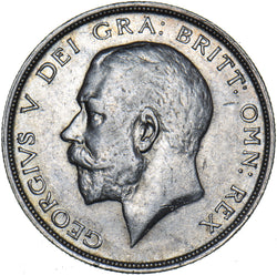 1914 Halfcrown - George V British Silver Coin - Nice