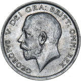 1915 Halfcrown - George V British Silver Coin - Very Nice