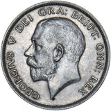 1915 Halfcrown - George V British Silver Coin - Very Nice